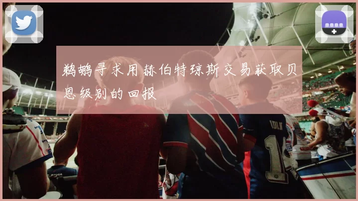 鹈鹕寻求用赫伯特琼斯交易获取贝恩级别的回报